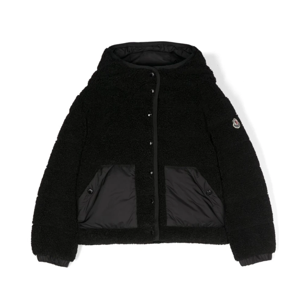 Moncler Svart Barnjacka Audrieu Stil Black, Pojke