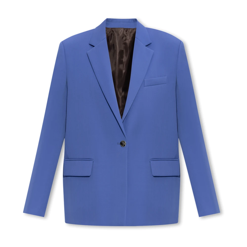 The Attico Wollen blazer Blue Dames