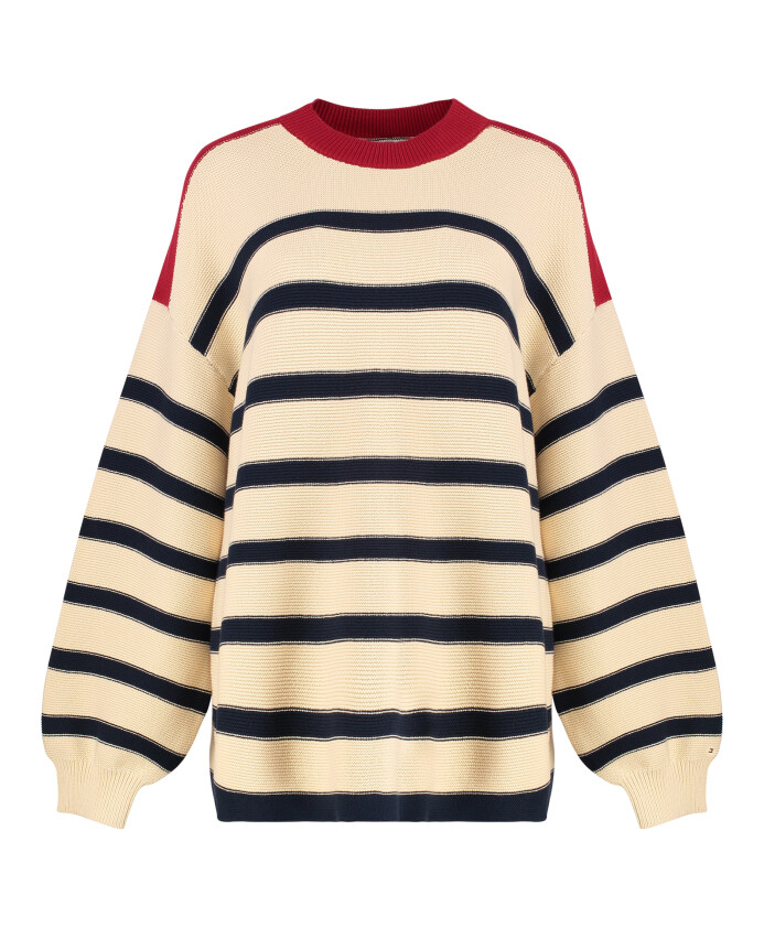 striped-crew-neck-sweater-with-ribbed-neckline