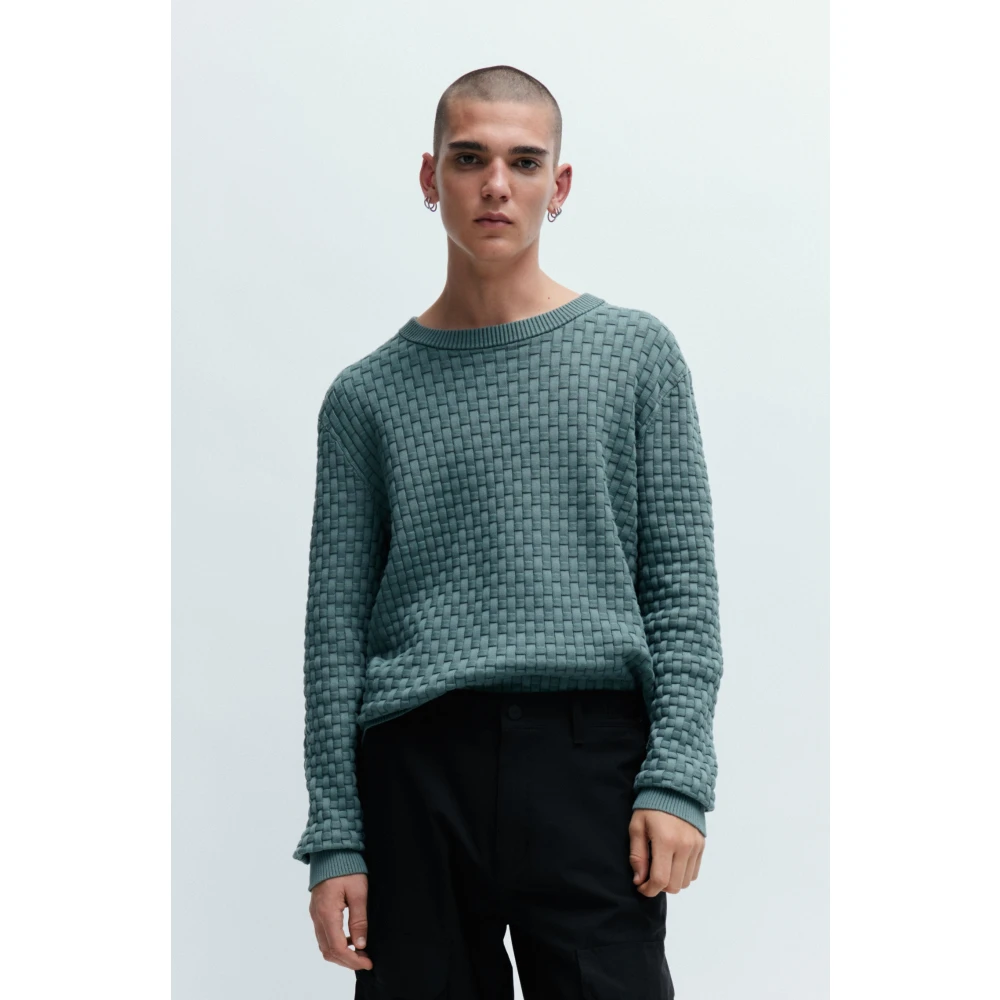 Hugo Boss Hugo-Pull Trui Green Heren