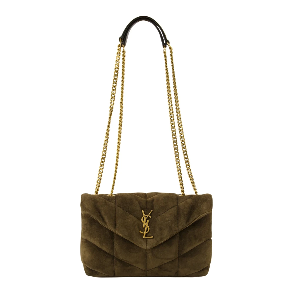 Saint Laurent Women's Brown Le Sac Loulou Puffer Toy - One Size - Bags