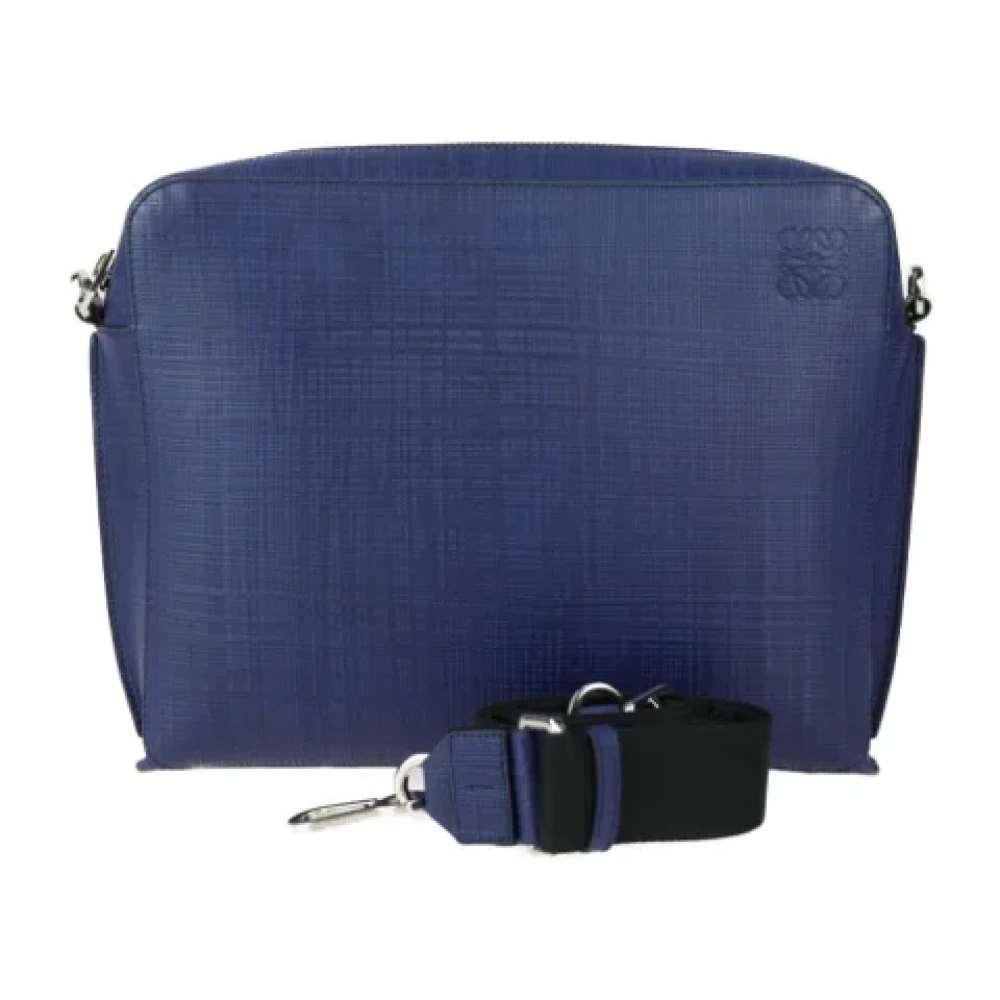 Loewe Pre-owned Leather shoulder-bags Blue Dames