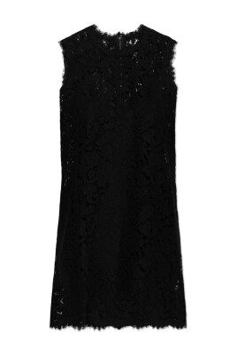 chinese dress ladies White D&G S/S 2006 Lace Midi Dress  The Kit Vintage
