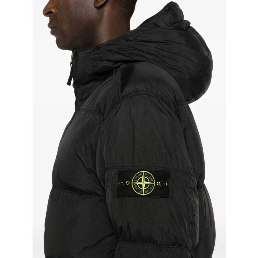 Stone Island Zwarte Casual Kledingcollectie Black Heren