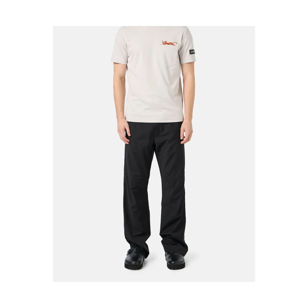Iceberg Katoenen T-shirt met Yogi Bear Gray Heren