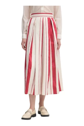 Flared Midi Skirt