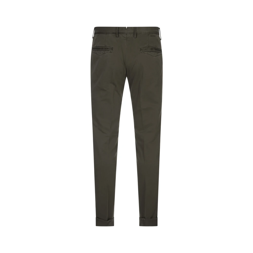 Incotex Olijfgroene Chino Broek Green Heren