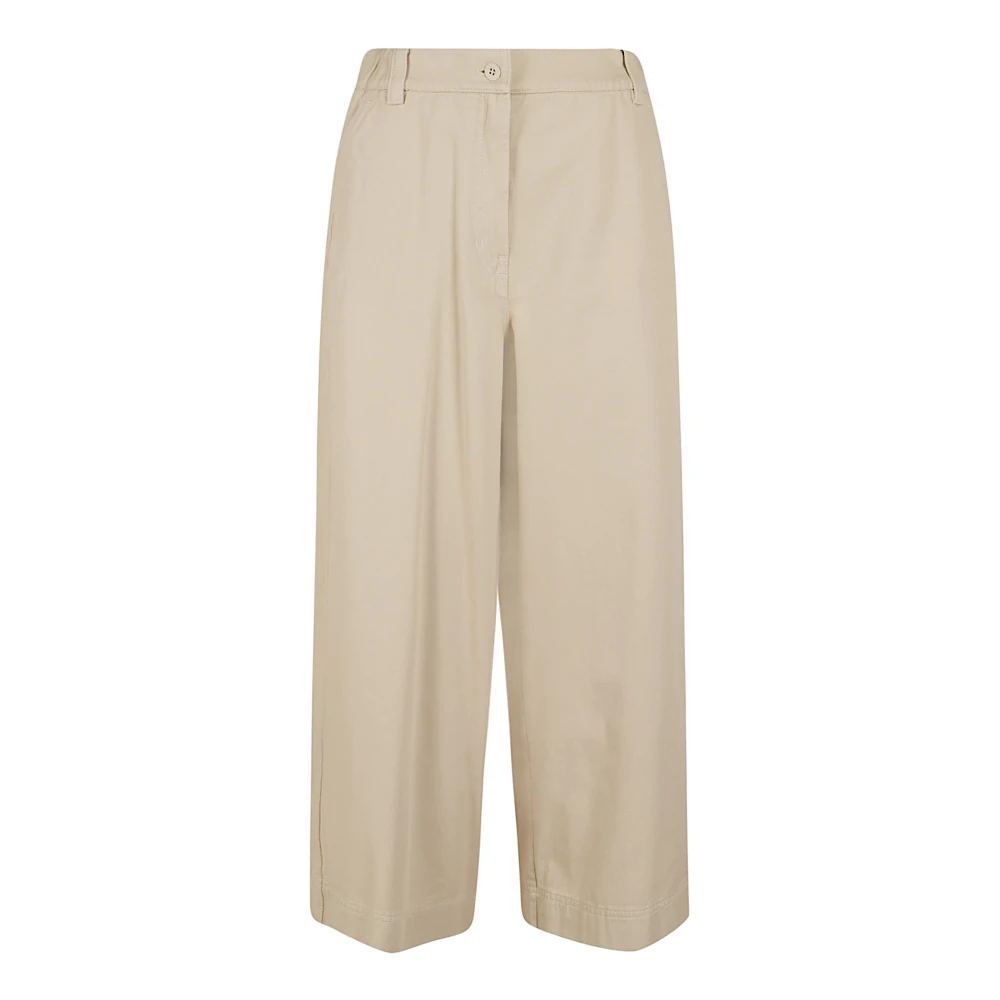Weekend Max Mara Mujer Beige - Ariete Wide Trousers - Trousers - 2XS