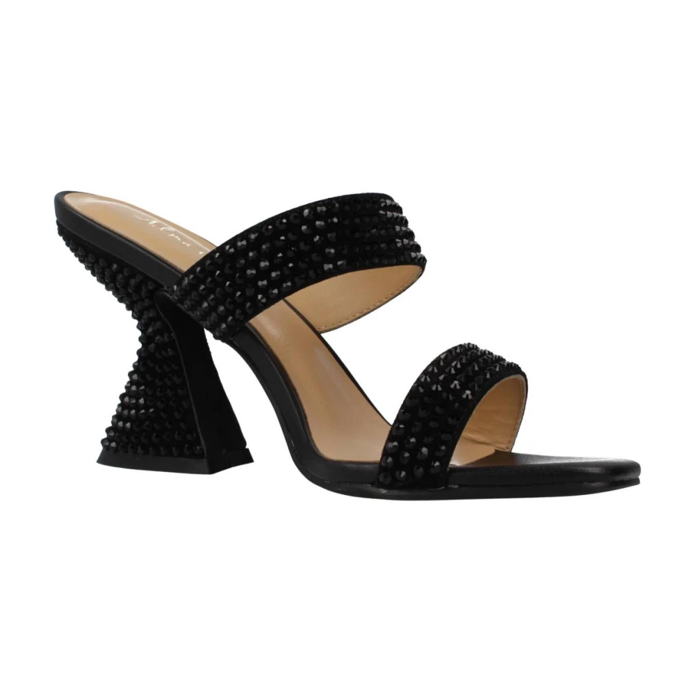 Alma en Pena Heeled Mules Black Dames