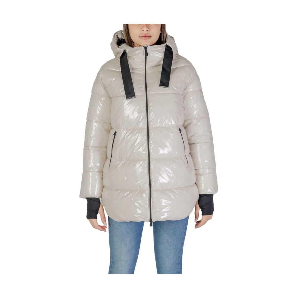 Suns Beige Polyamid Jas & Mantel Collectie Beige Dames