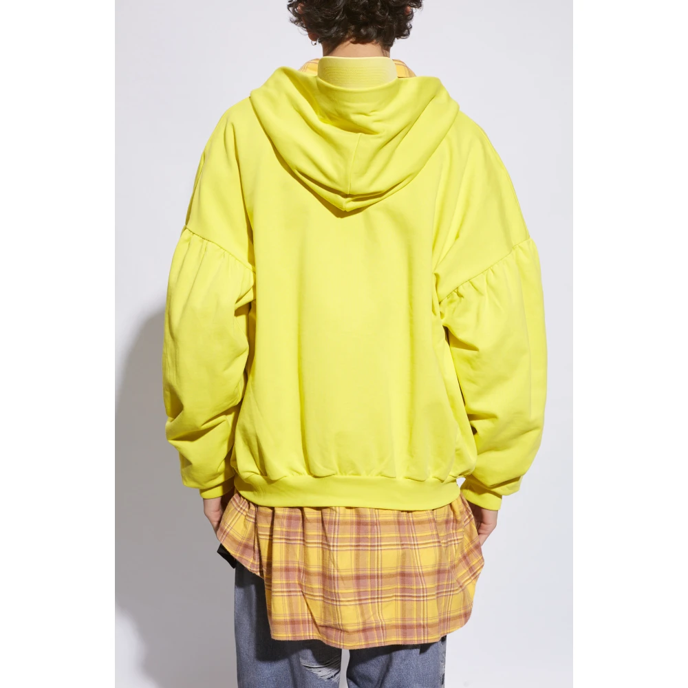 Balenciaga Gelaagde hoodie Yellow Heren