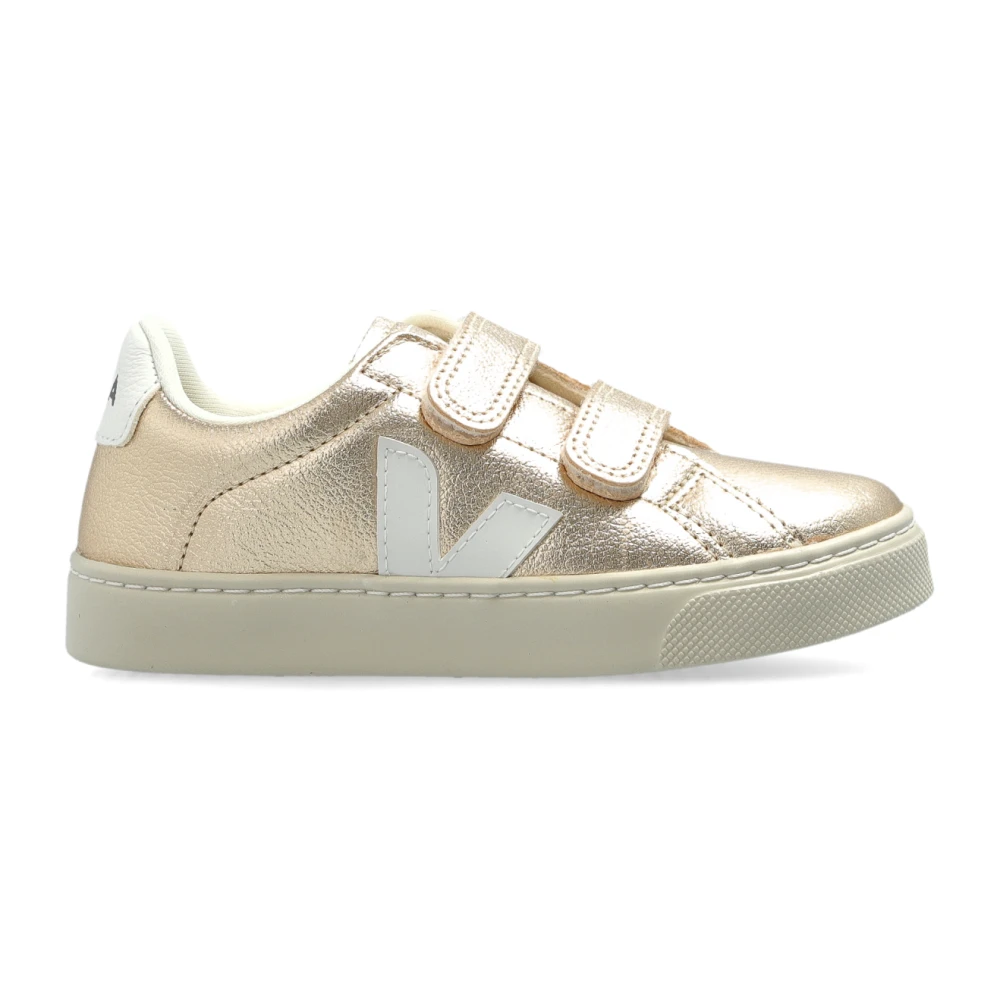 Veja Unisex Kids Yellow Kids Sneakers, 24 Eu, Small Esplar Leather Trainers