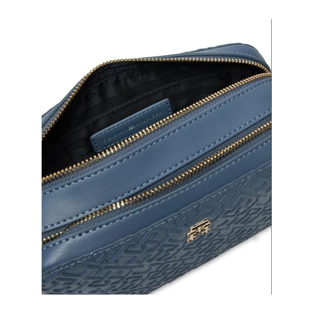 Tommy Hilfiger Stijlvolle Camera Tas voor Vrouwen Blue Dames