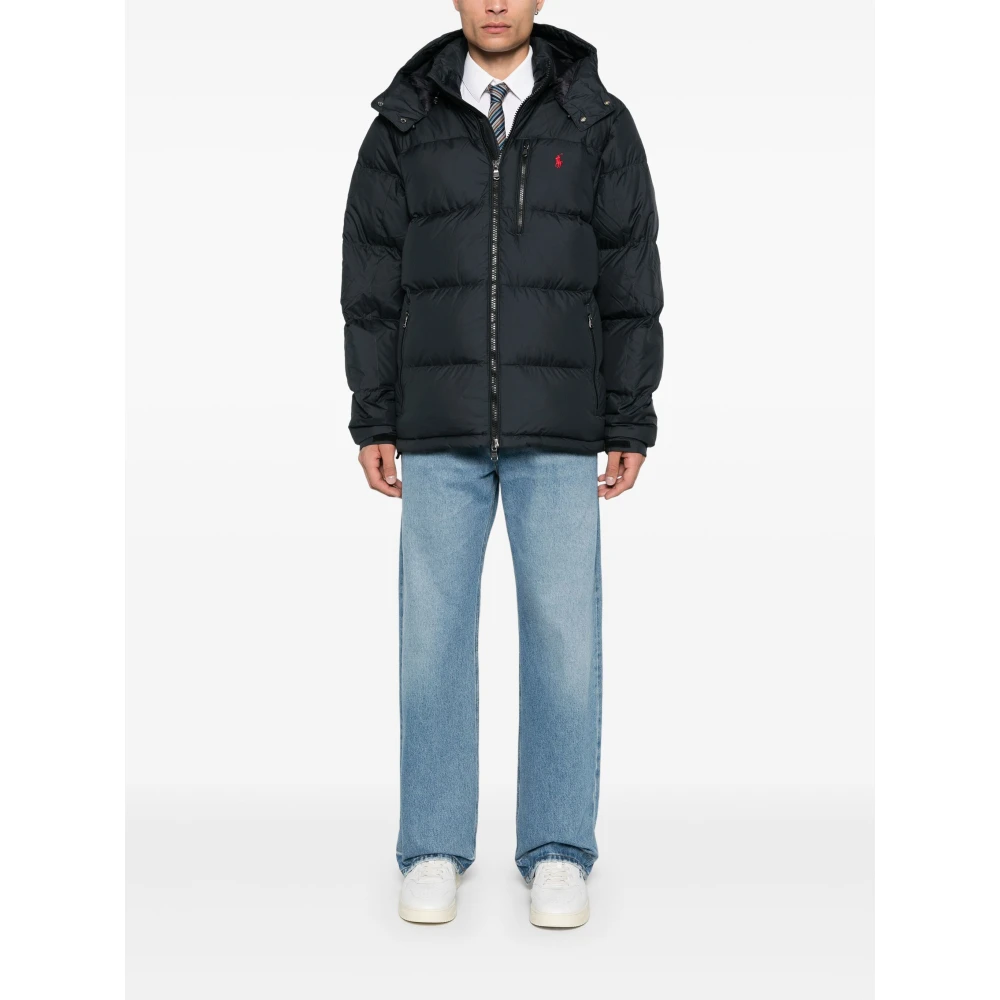 Polo Ralph Lauren Zwarte Gewatteerde Jas Black Heren