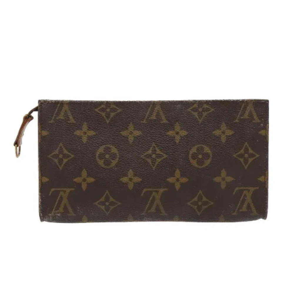 Louis Vuitton Vintage Pre-owned Canvas pouches Brown Dames