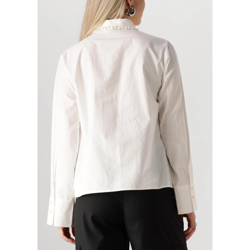 Y.A.S Veelzijdige Witte Blouse Yaskimmea LS Shirt White Dames