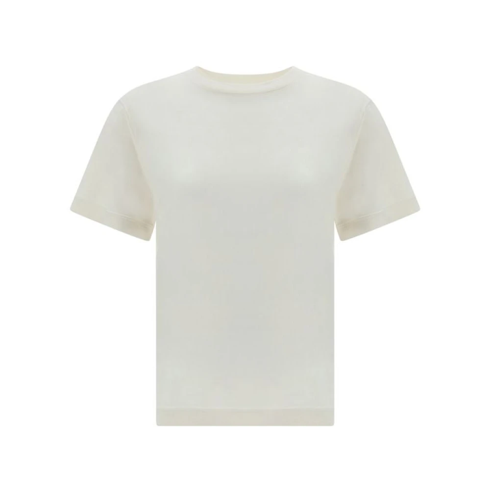 Extreme Cashmere Women's White T-Shirts, One Size, Cotton T-Shirt