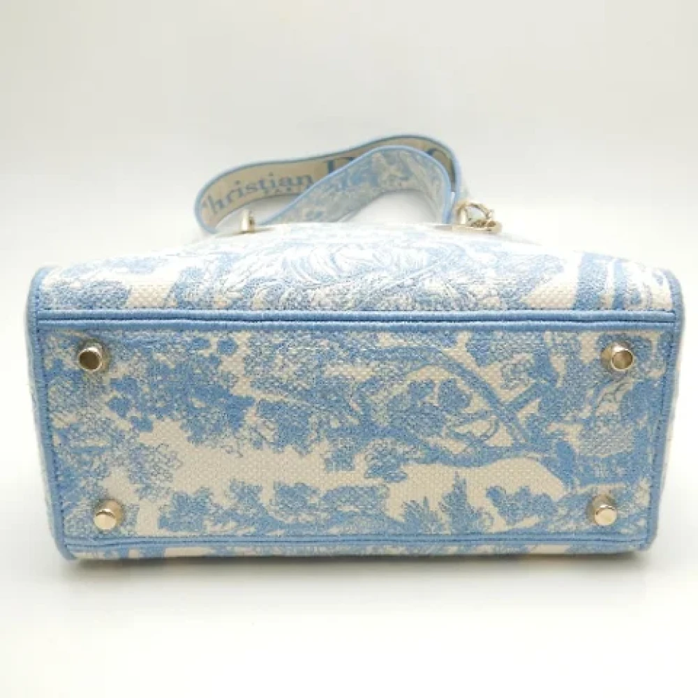 Dior Vintage Pre-owned Canvas dior-bags Blue Dames