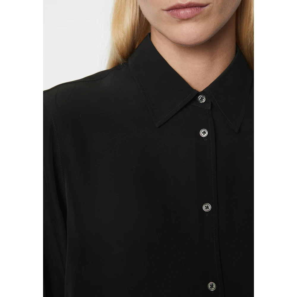 Marc O'Polo Viscose blouse regular Black Dames