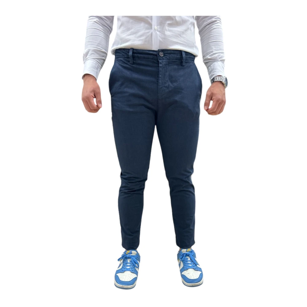 Gaudi Chino Broek voor Heren Blue Heren