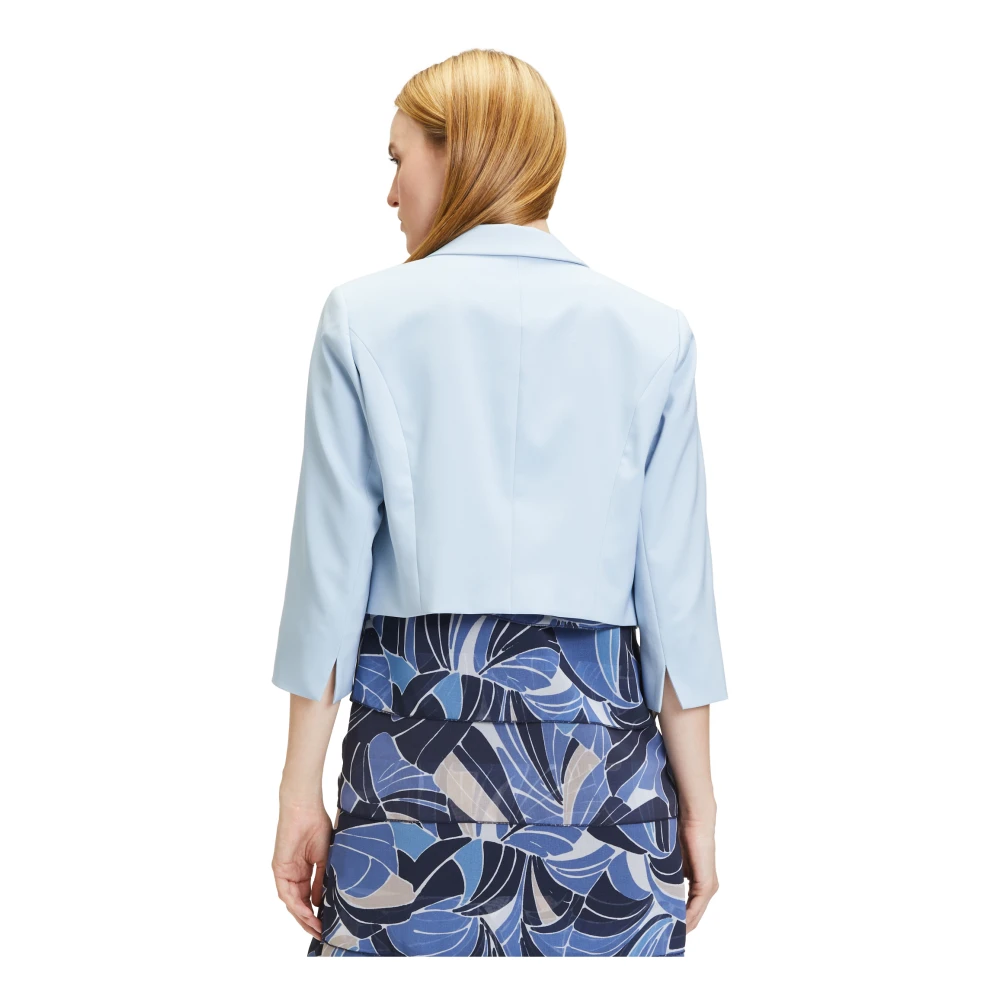 Betty Barclay Korte blazer met 3 4 mouw White Dames