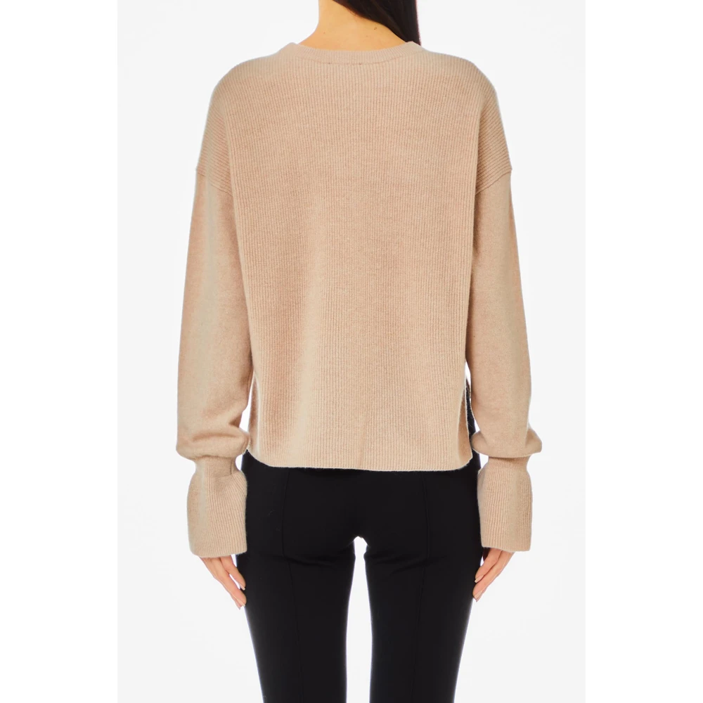 Liu Jo Gesloten Gebreide Trui Pink Dames