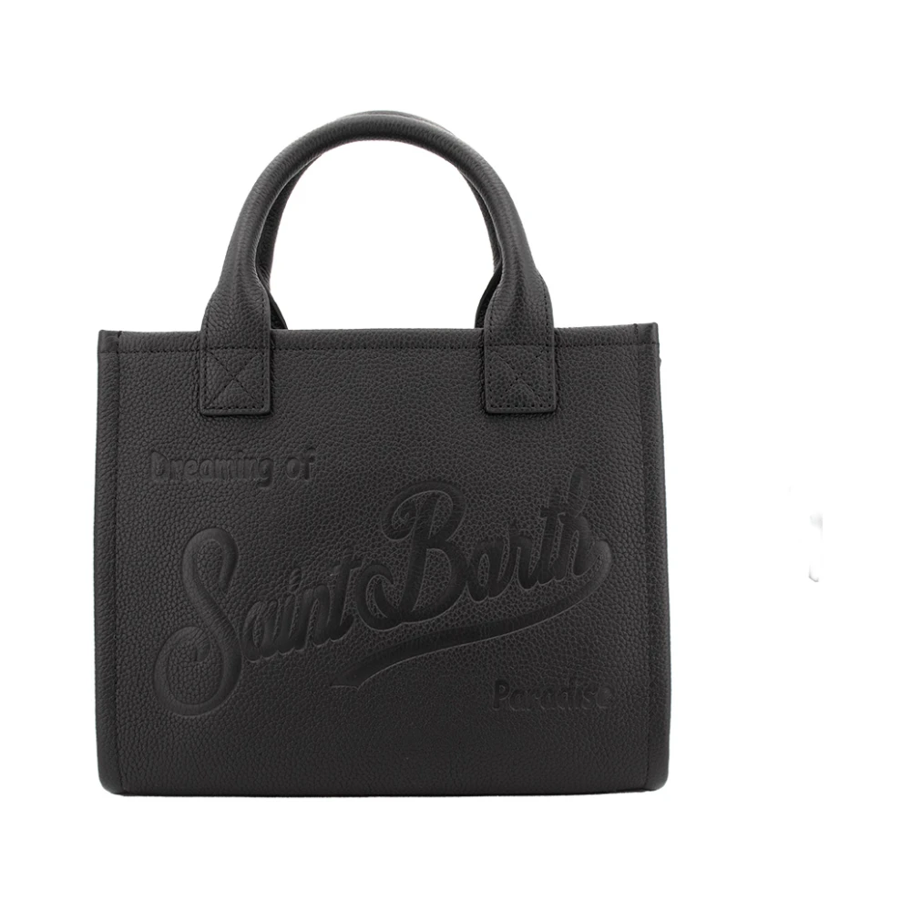 Mc2 Saint Barth Black Handbags, Female, One Size, Sophisticated Square Handbag