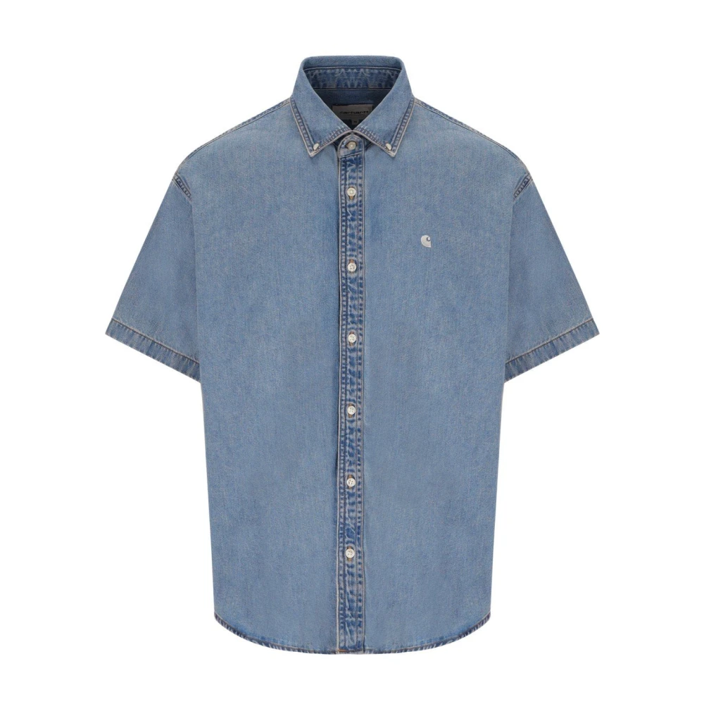 Carhartt Wip Men's Blue Lucas Denim Shirt - Denim Shirts - M - Shirts