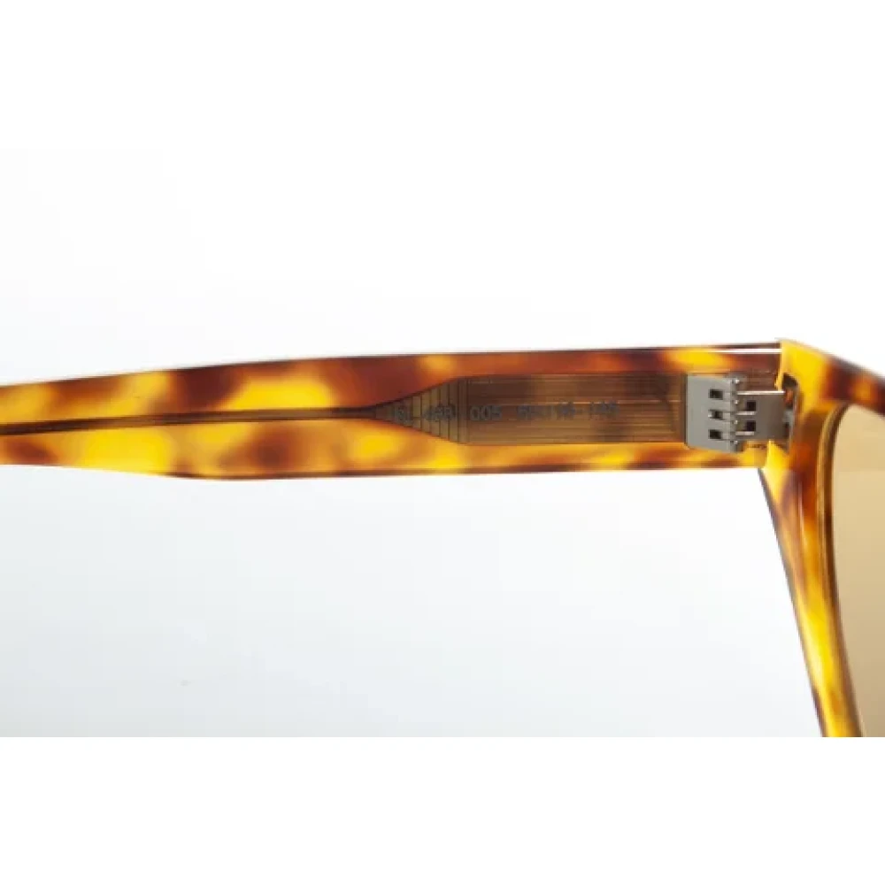 Yves Saint Laurent Vintage Pre-owned Fabric sunglasses Brown Dames