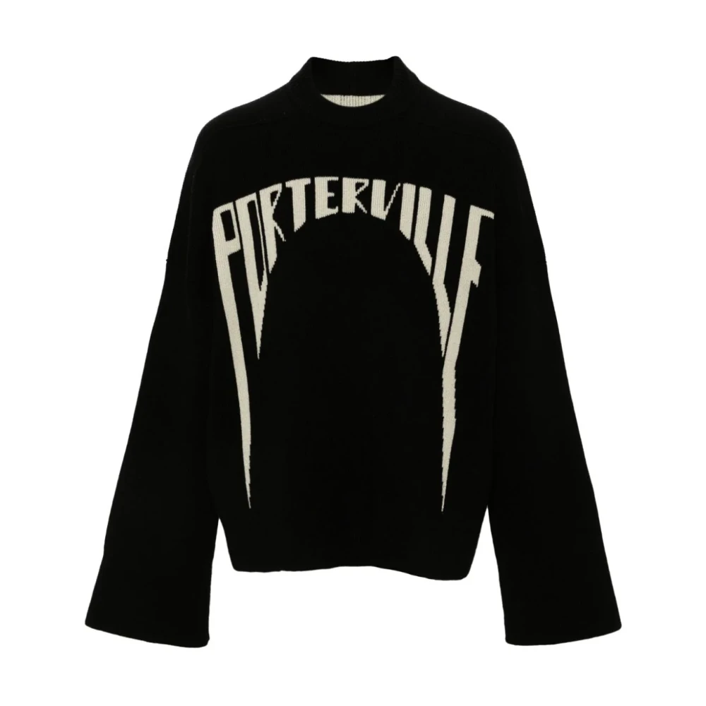 Rick Owens Porterville Jumbo Trui Black Heren