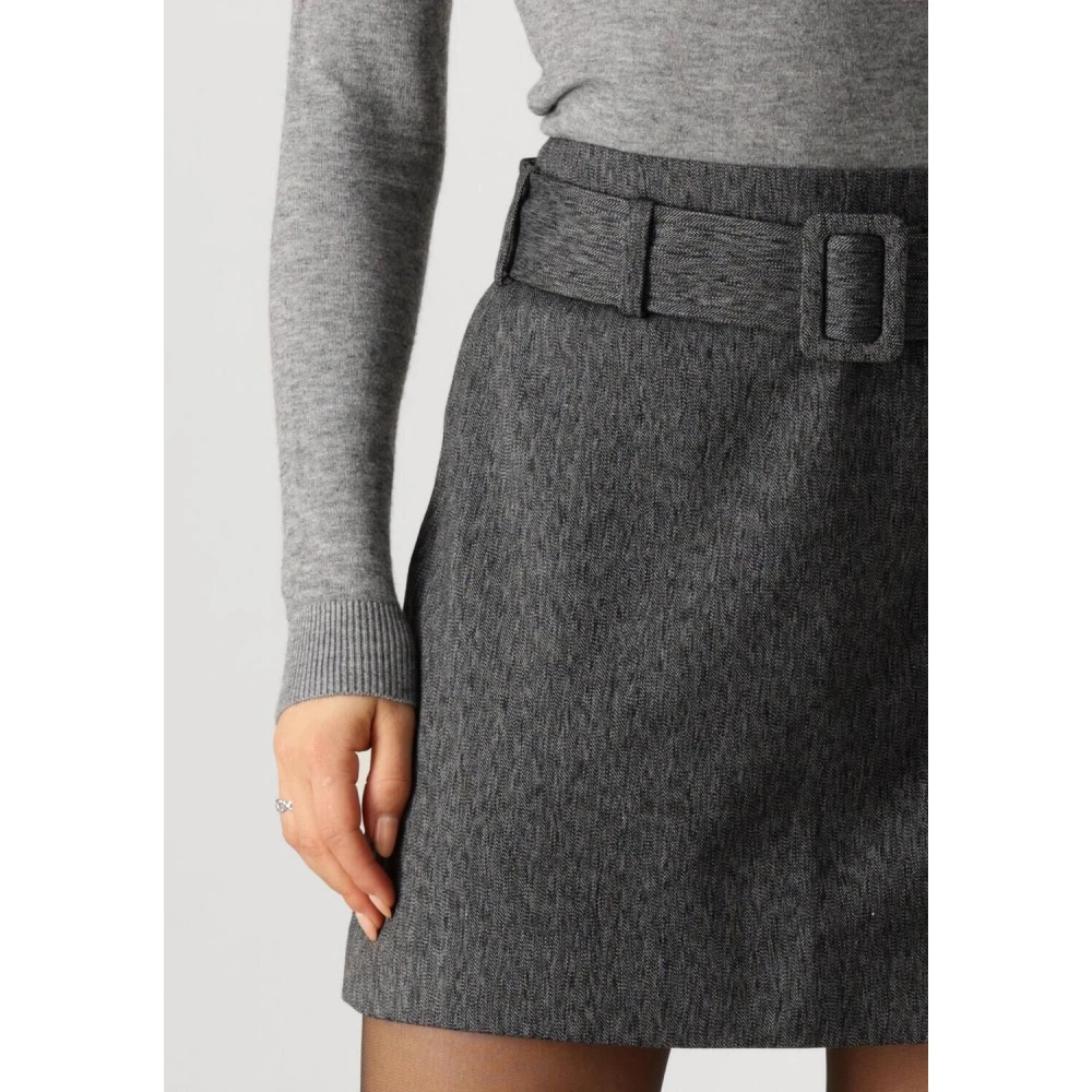 Envii Grijze Minirok voor veelzijdige outfits Gray Dames