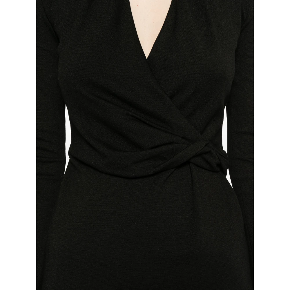 Giorgio Armani Elegante Uc99 Jurk Black Dames