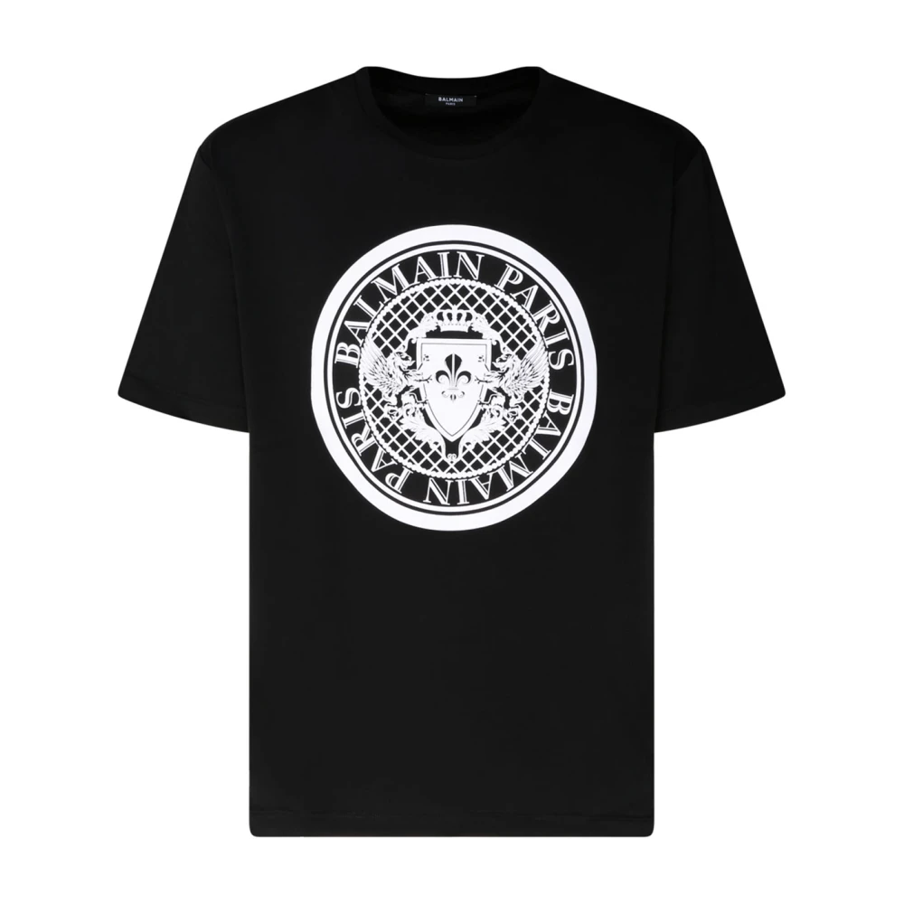 Balmain - Tops > T-Shirts - Black - Balmain - Modalova