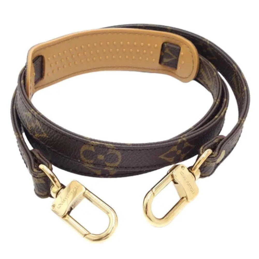 Louis Vuitton Vintage Pre-owned Fabric belts Brown Dames