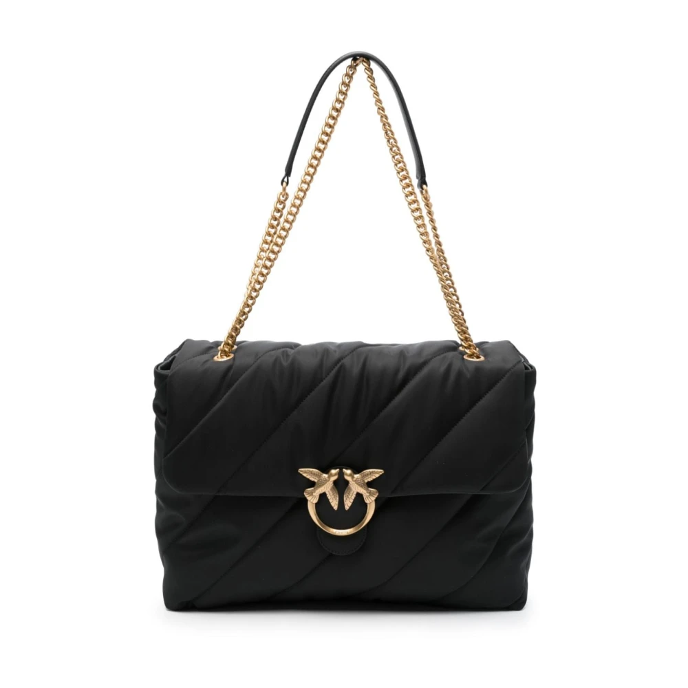 pinko Stijlvolle Zwarte Tassen Black Dames