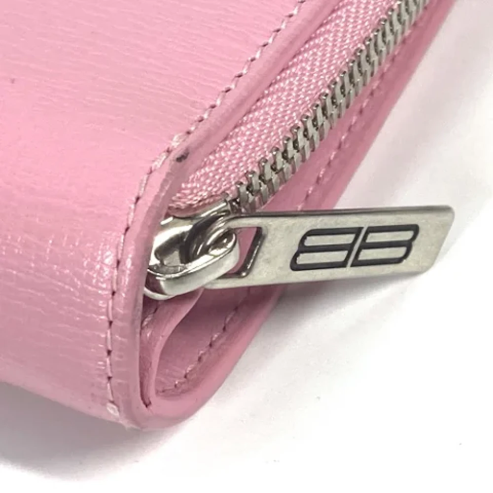 Balenciaga Vintage Pre-owned Leather wallets Pink Dames