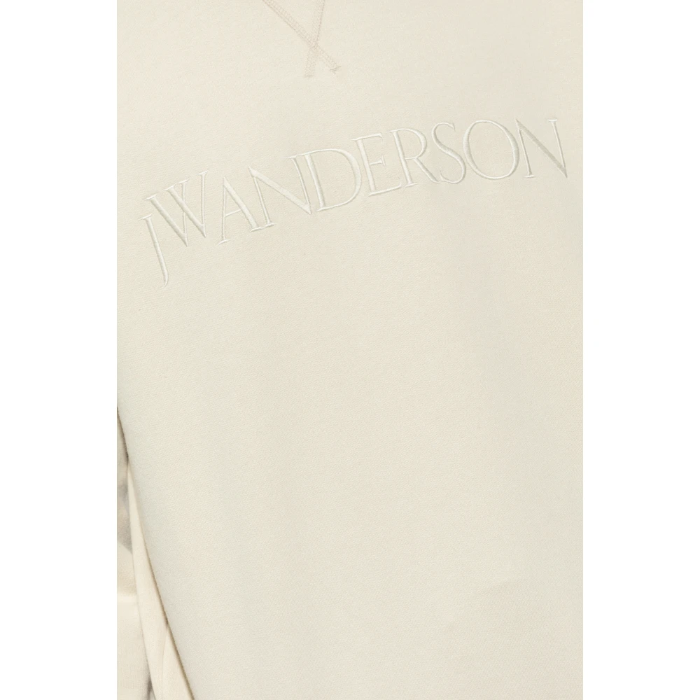 JW Anderson Sweatshirt met logo Beige Heren