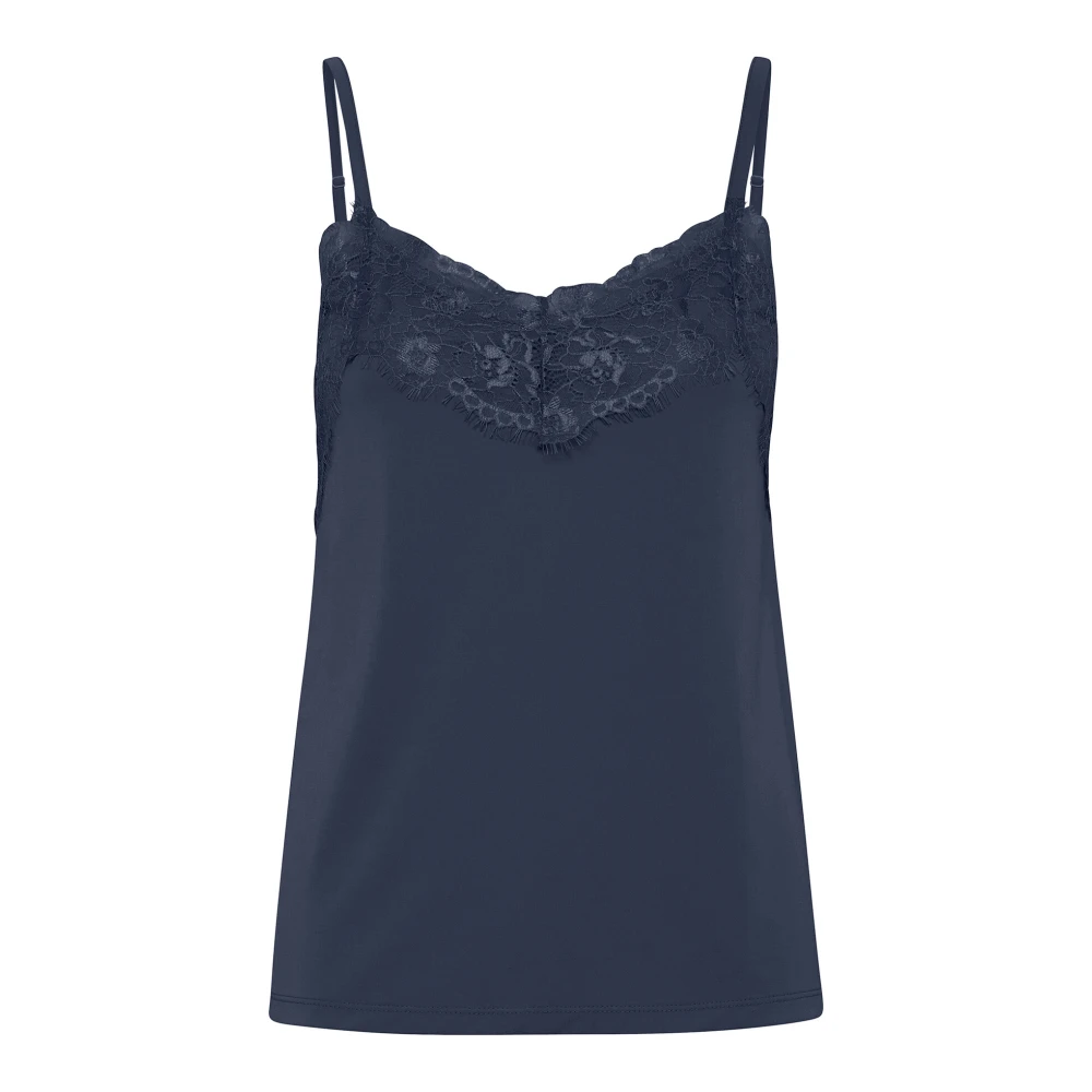 Ichi Kanten Top & T-Shirt Total Eclipse Blue Dames