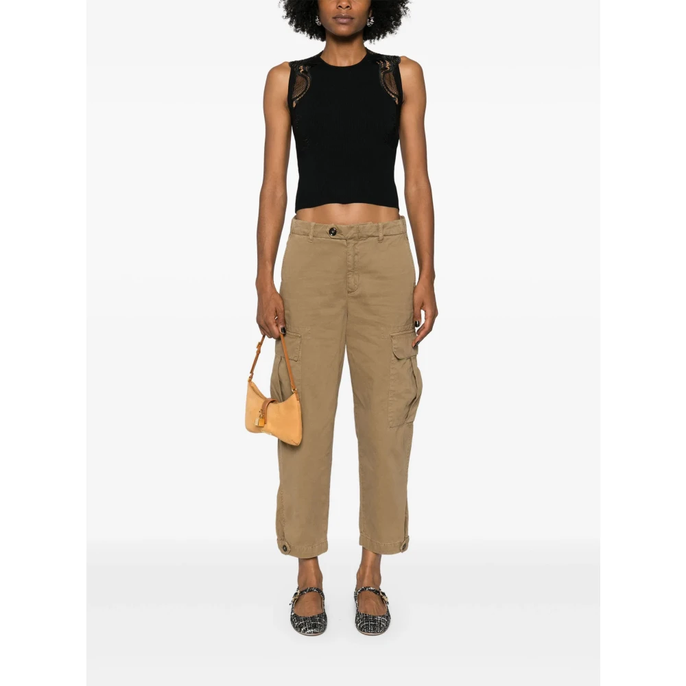 pinko Houten Elm Sonata Broek Beige Dames