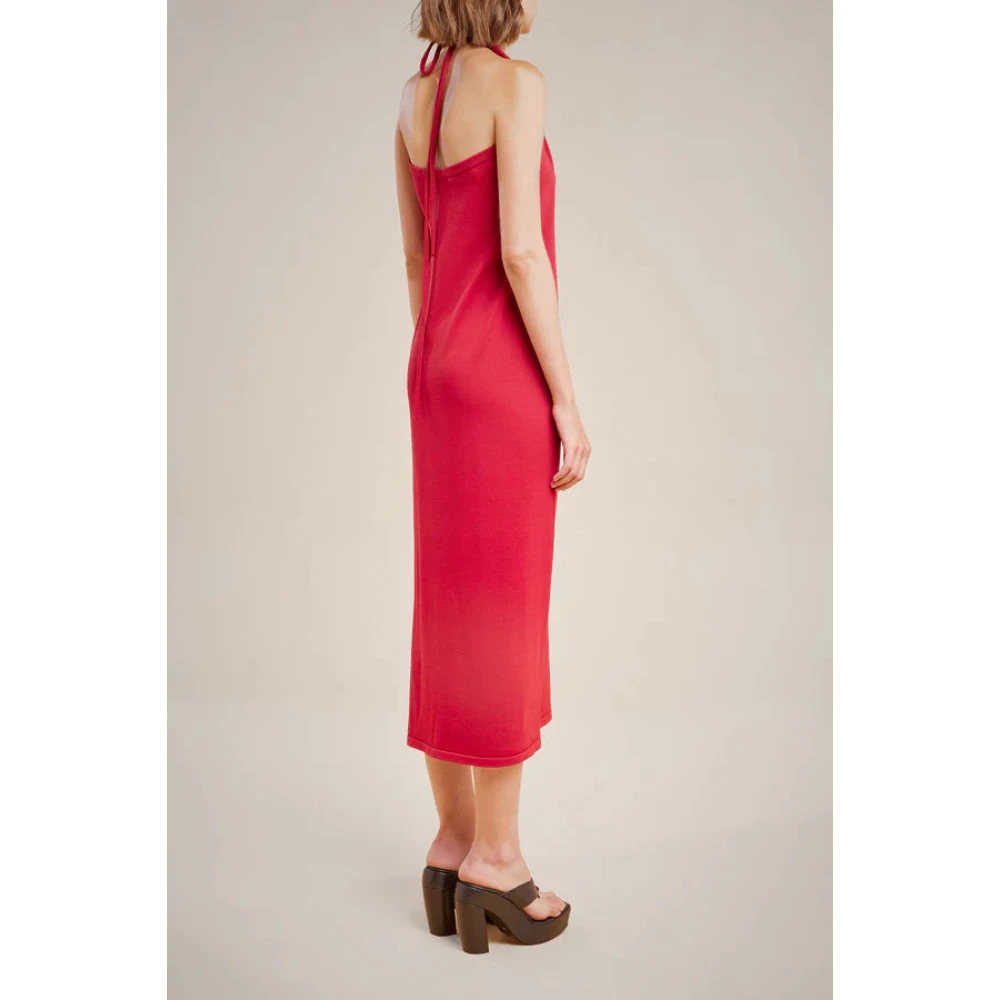 Liviana Conti Halternek Lange Jurk Red Dames