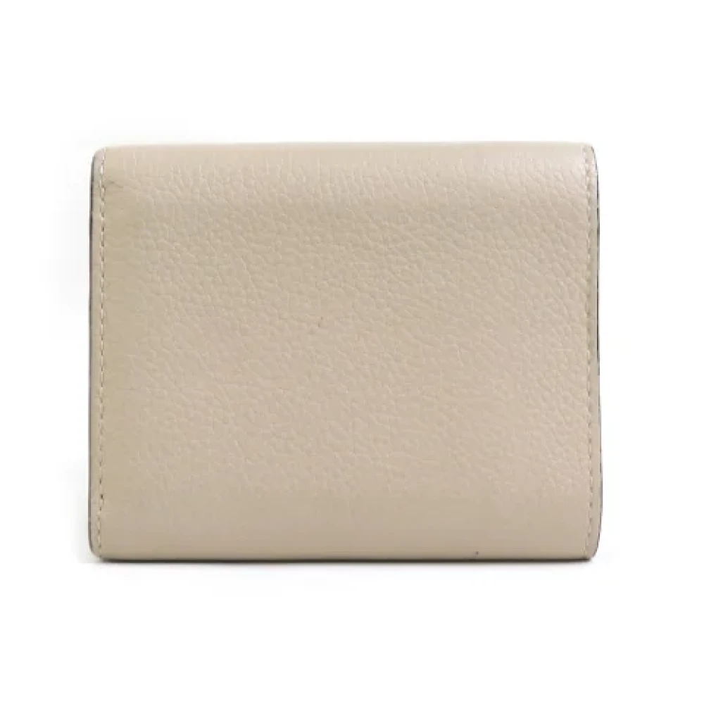 Loewe Pre-owned Leather wallets Brown Dames