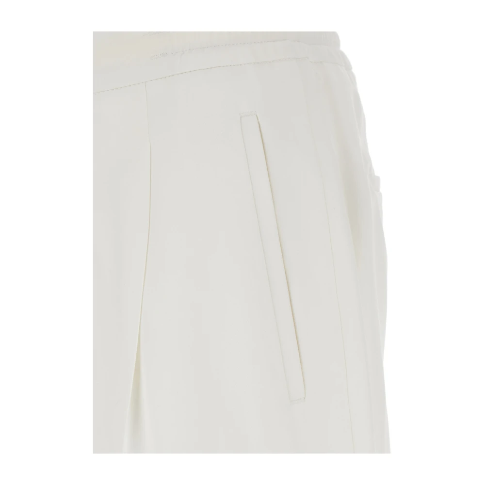 Lardini Witte katoenen broek met elastische taille White Heren