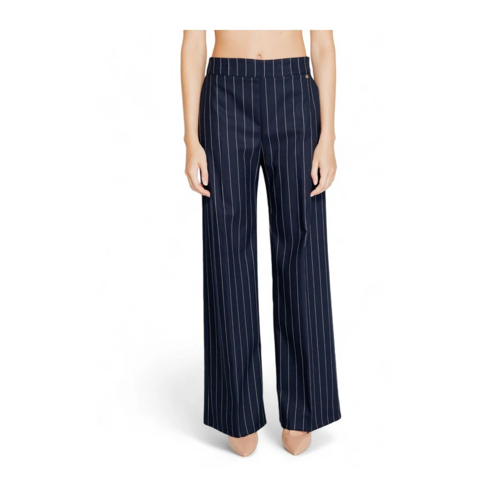 RINASCIMENTO Wijde broek Blue Dames