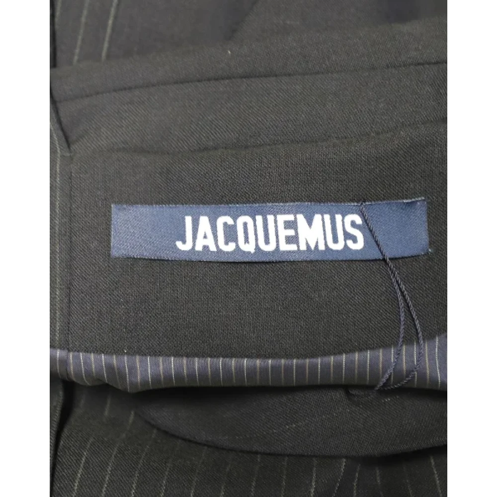 Jacquemus Pre-owned Wool dresses Blue Dames