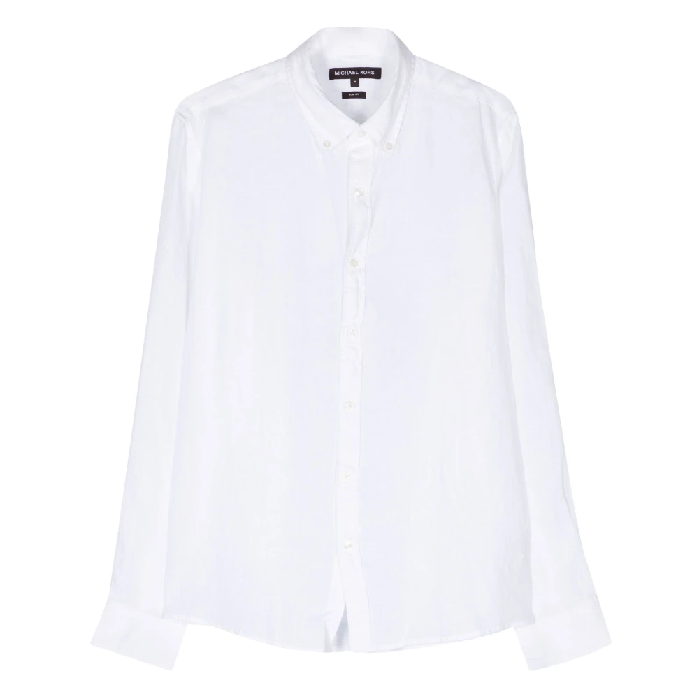 Michael Kors Wit Overhemd Klassieke Stijl White Heren