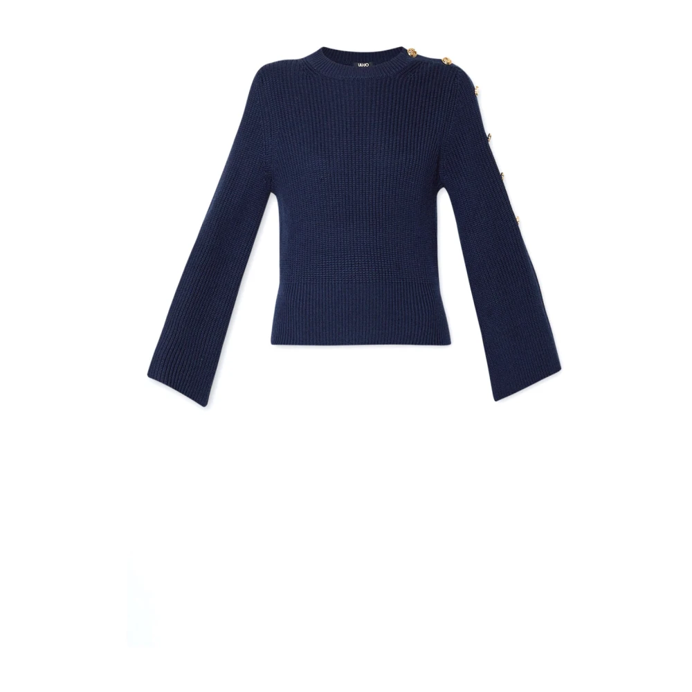 Liu Jo Blauwe Sweaters voor Dames Blue Dames