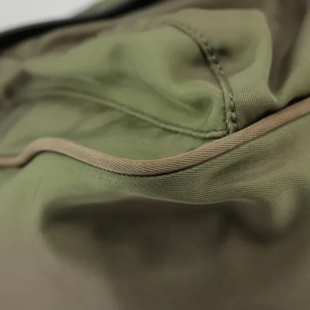 Prada Vintage Pre-owned Nylon prada-bags Green Dames
