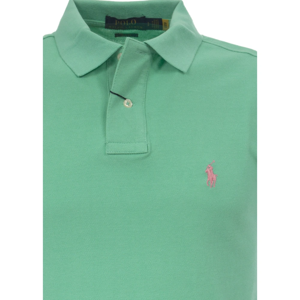 Polo Ralph Lauren Slim-Fit Katoenen Polo Blue Heren