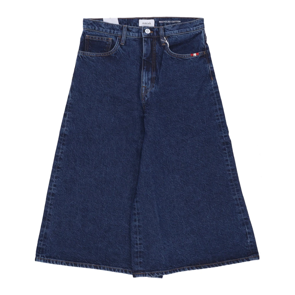 Amish Lichte Stenen Denim Jeans voor Vrouwen Blue Dames