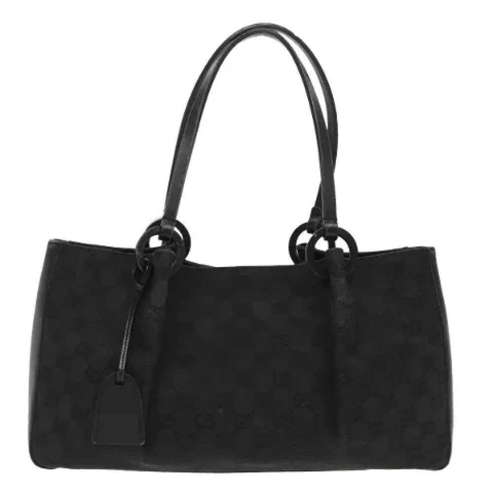 Gucci Vintage Pre-owned Canvas gucci-bags Black Dames